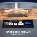 VIVO 22″ Under‑Desk Slide‑Out Drawer
