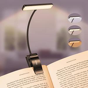 Gritin 19‑LED Rechargeable Clip‑On Book Light