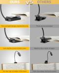 2‑Pack Rechargeable Clip‑On Flexible Book Lights