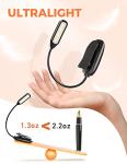 Monotremp Rechargeable Clip‑On Book Light 80 Hr