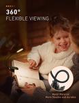 Monotremp Rechargeable Clip‑On Book Light 80 Hr