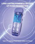HEMONNKAM Rechargeable Clip‑On Book Light Purple