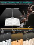 Vekkia 64‑LED Folding Music Stand Light