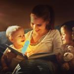 Akomid USB‑Rechargeable 8‑LED Book Light Turquoise