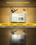 Glocusent Tri‑Head Rechargeable Book Light 1000 mAh