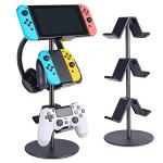 KELJUN 3‑Tier Game Controller & Headset Stand Hanger