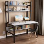 Aquzee 47×23.6″ Gaming Desk with 3‑Tier Hutch