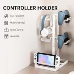 WOCHUANGSI 2‑Tier Game Controller & Headphone Stand