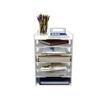 Natwind 7‑Tier White Desktop Paper & File Organizer