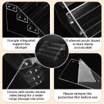 AISIDERK 4‑Tier 12″ Acrylic Display Shelf Organizer