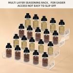 AISIDERK 4‑Tier 12″ Acrylic Display Shelf Organizer