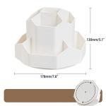 kaileyouxiangongsi 9‑Compartment Rotating Art Organizer