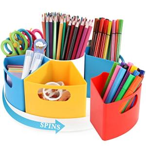 360° Rotating Multicolor Art Supply Storage Caddy