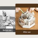 kaileyouxiangongsi 9‑Compartment Rotating Art Organizer