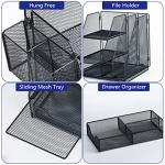 Mesh File Pen Organizer 2‑Tier Drawer