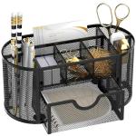 SUPEASY 9‑Compartment Mesh Desk Organizer 8.6×4.3×4.1″