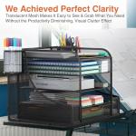 EVOOMI 5‑Tier Mesh Desk Organizer