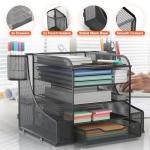 EVOOMI 5‑Tier Mesh Desk Organizer