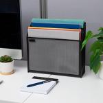 Mind Reader Vertical Mesh File Organizer 12.5×3.75×11.5″