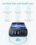 Anker 112W 6‑Port Desktop Charger