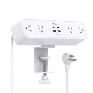 PD30W Clamp Power Strip 4Outlets 4USB