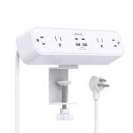 PD30W Clamp Power Strip 4Outlets 4USB