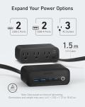 Anker 525 7‑in‑1 USB‑C Power Strip 65W