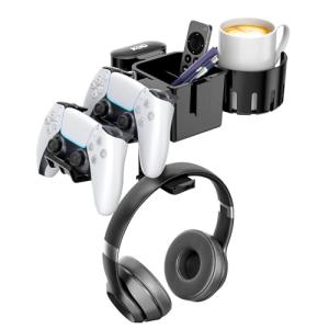 KDD 5‑in‑1 Rotating Controller & Headphone Stand