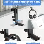 KDD 5‑in‑1 Rotating Controller & Headphone Stand
