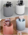 Lebenrich 5‑Slot Rotating Pen Organizer White