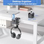 KDD 5‑in‑1 Rotating Controller & Headphone Stand
