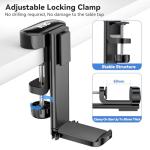 KDD 5‑in‑1 Rotating Controller & Headphone Stand