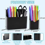 KITANIS 2‑Pack Magnetic Marker & Pen Holder