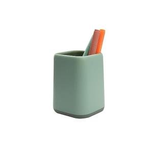 ZUFECY 4‑Compartment Rotating Pen & Brush Holder
