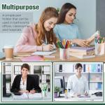 Weekgrat 30‑Pack Transparent Matte Pen Cups