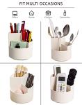 3‑Slot 360° Spinning Pencil & Pen Cup