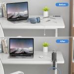 KDD 3‑in‑1 Clamp‑On Headphone & Pen Holder