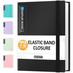 Sooez Pocket Binder with Sleeves & Band