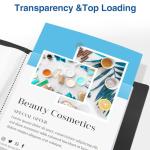 Sooez Pocket Binder with Sleeves