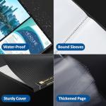 Sooez Pocket Binder with Sleeves