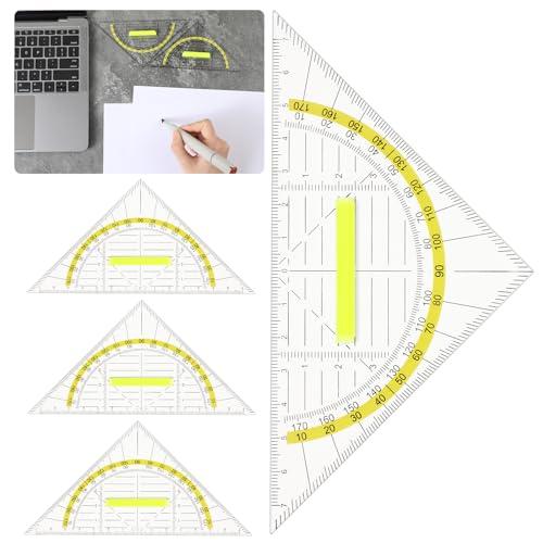 Ruler & protractor geometry sets