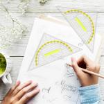 PEOVLVN Triangle Ruler Set