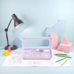 Pink Compass Protractor Set