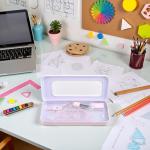 Pink Compass Protractor Set