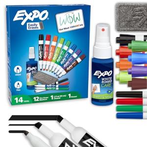 Expo Fine & Chisel Tip Marker Kit
