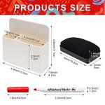 NiArt Magnetic Dry‑Erase Holder Set