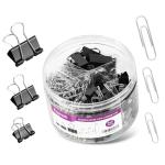 Assorted Binder & Clip Set