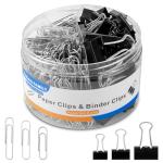 FUDAO: 340 pc Mixed Metal Clips Assortment