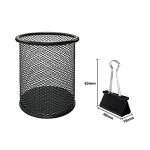 DSTELIN: 24 pc 1.6″ Black Binder Clips