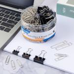 FUDAO: 340 pc Mixed Metal Clips Assortment